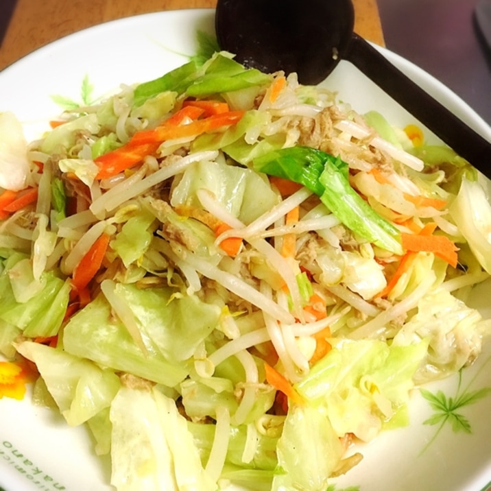 キャベツとモヤシのシーチキン炒め レシピ 作り方 By プニプニちゃ 楽天レシピ